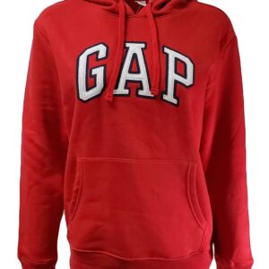 Sudadera con capucha con logotipo de arco de forro polar