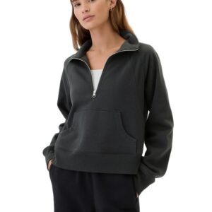 Sudadera con capucha y media cremallera