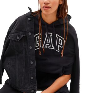 Sudadera con capucha y logotipo , Negro (True Black)